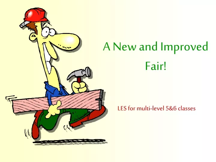 a new and improved fair