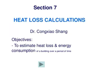 Section 7 HEAT LOSS CALCULATIONS