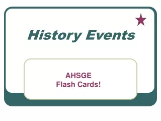 History Events