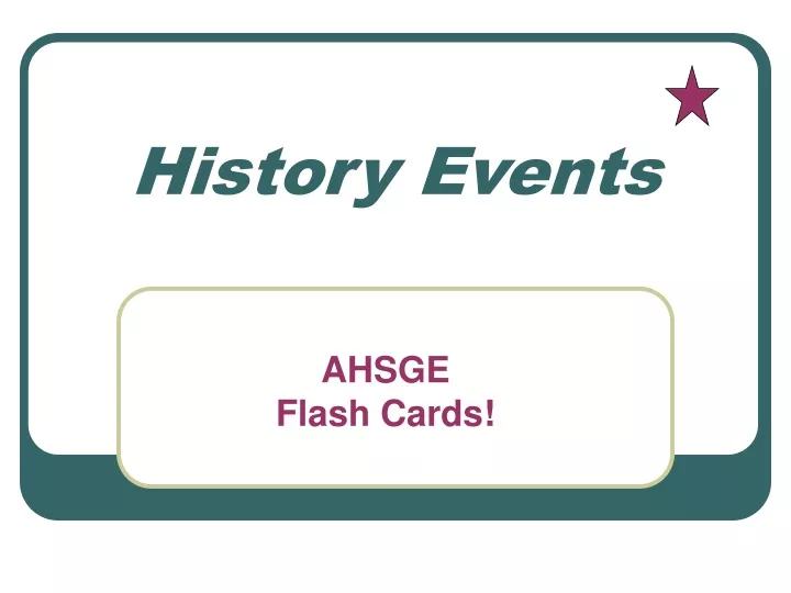 history events