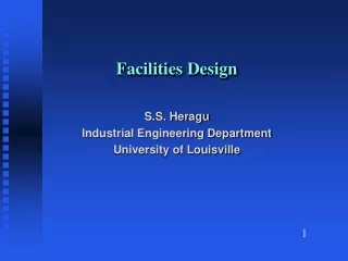 Facilities Design