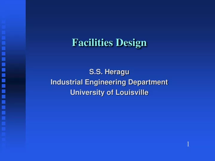 facilities design