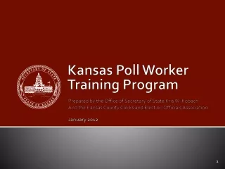Kansas Poll Worker Training Program