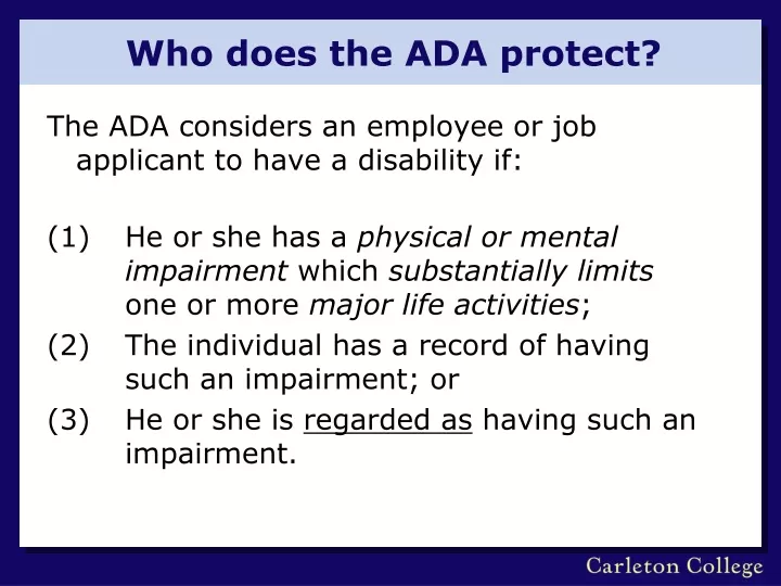 who does the ada protect
