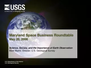 Maryland Space Business Roundtable May 20, 2008