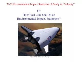 Or How Fast Can You Do an Environmental Impact Statement?