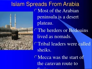 Islam Spreads From Arabia