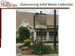 Outsourcing Solid Waste Collection - slide 1