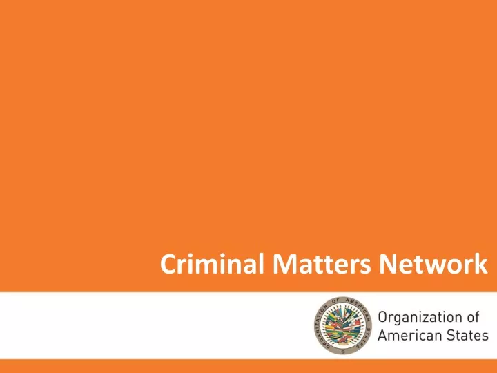 criminal matters network