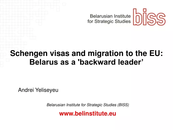 schengen visas and migration to the eu belarus