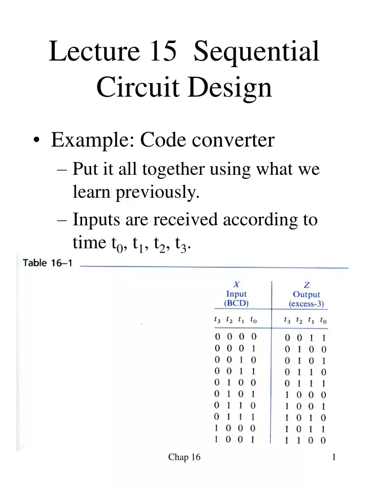 lecture 15 sequential circuit design
