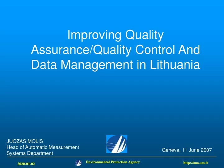 improving quality assurance quality control