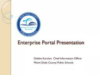 Enterprise Portal Presentation