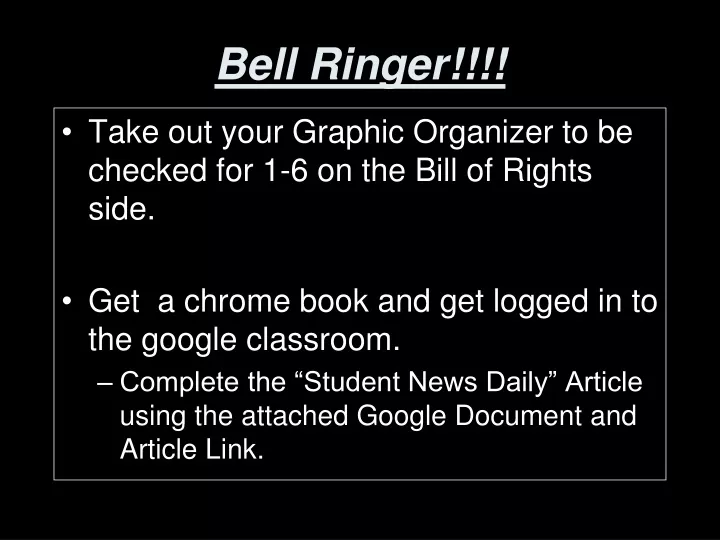 bell ringer