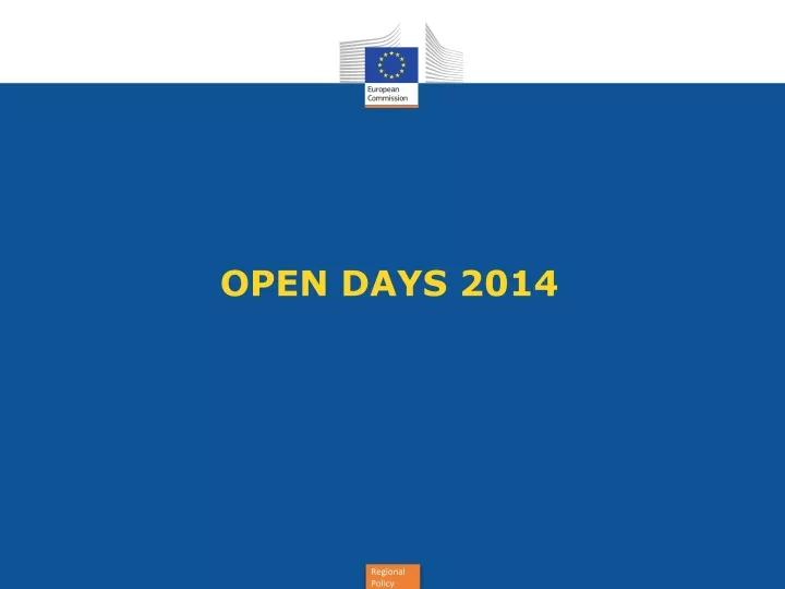 open days 2014