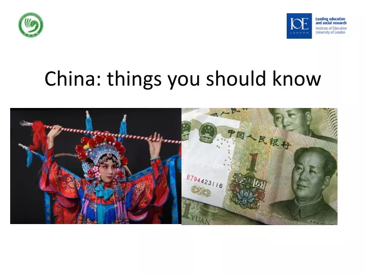 china things you should know