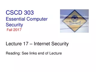 CSCD 303 Essential Computer Security  Fall  2017