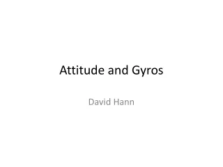 Attitude and Gyros