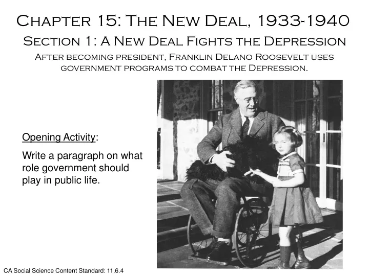 chapter 15 the new deal 1933 1940