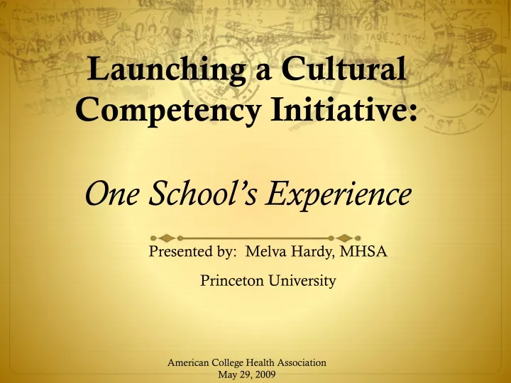 launching a cultural competency initiative one school s experience