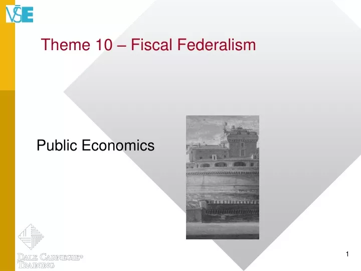 theme 10 fiscal federalism