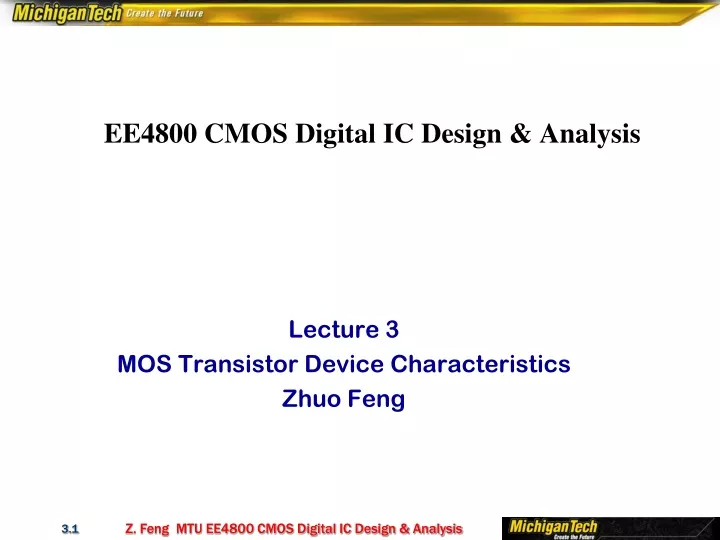 ee4800 cmos digital ic design analysis
