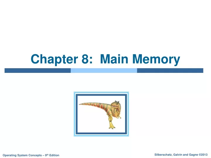 chapter 8 main memory