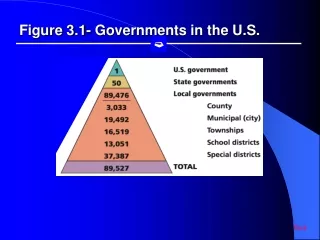 Figure 3.1- Governments in the U.S.