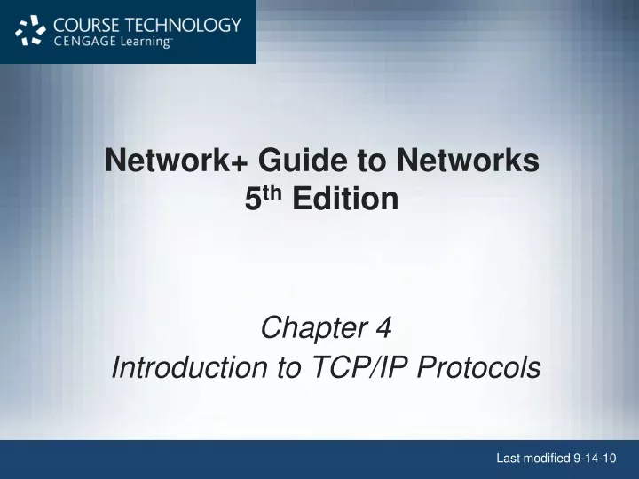 network guide to networks 5 th edition