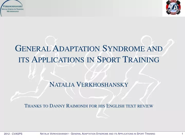 general adaptation syndrome and its applications