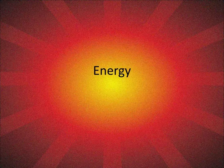 energy