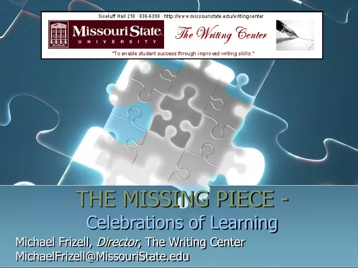 the missing piece celebrations of learning