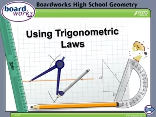 Using Trigonometric  Laws