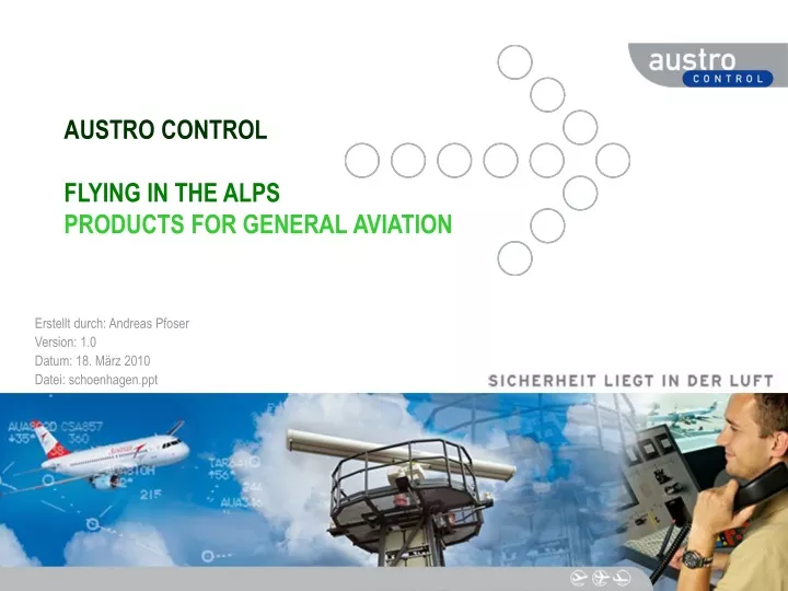 austro control flying in the alps products for general aviation