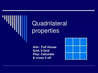 Quadrilateral properties