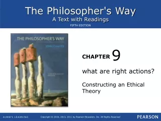 what are right actions? Constructing an Ethical Theory