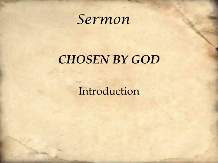 sermon