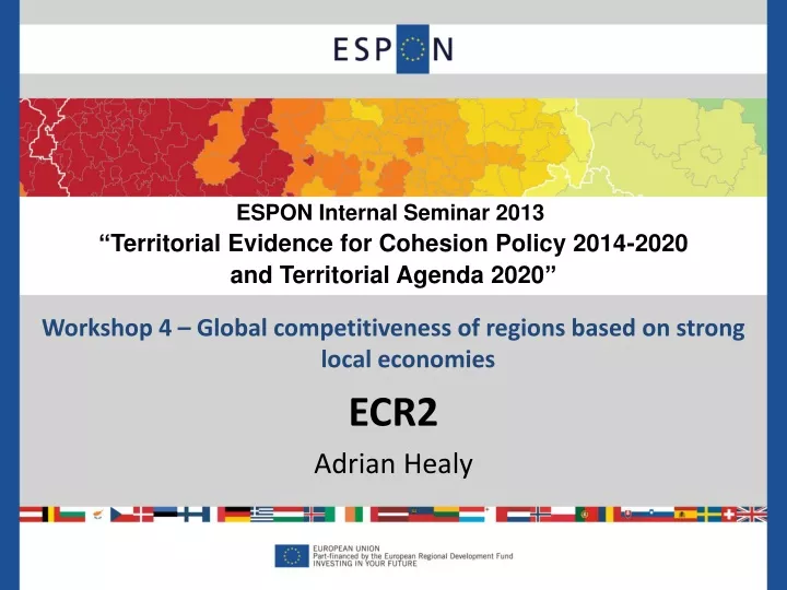 workshop 4 global competitiveness of regions