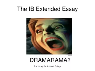 The IB Extended Essay