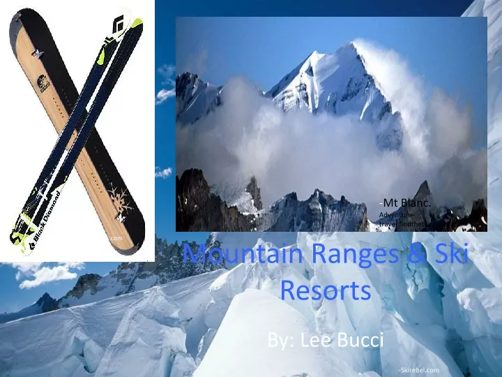 mountain ranges ski resorts