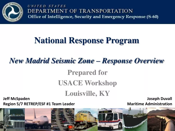 national response program new madrid seismic zone response overview