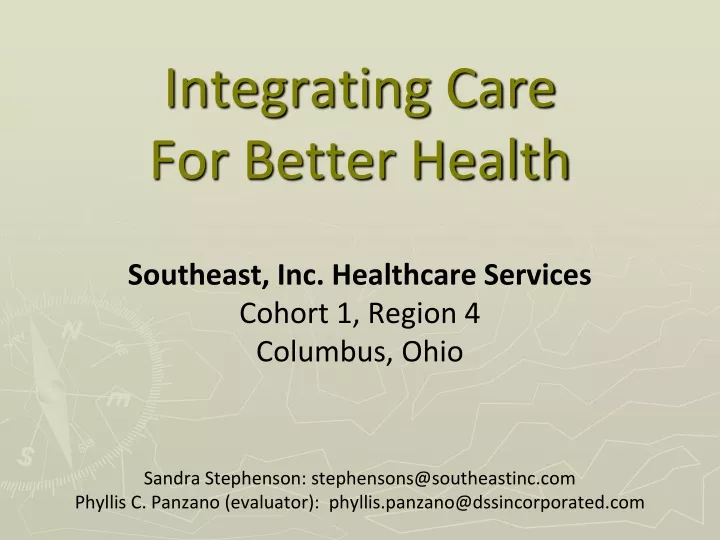 integrating care for better health