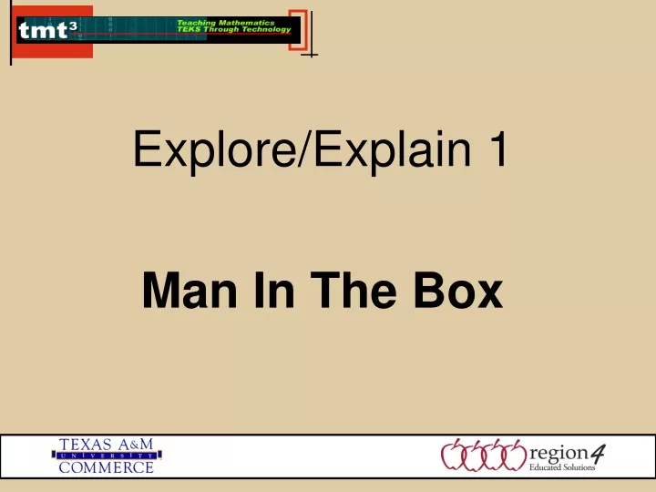 explore explain 1 man in the box