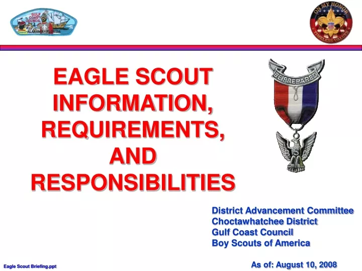 eagle scout information requirements