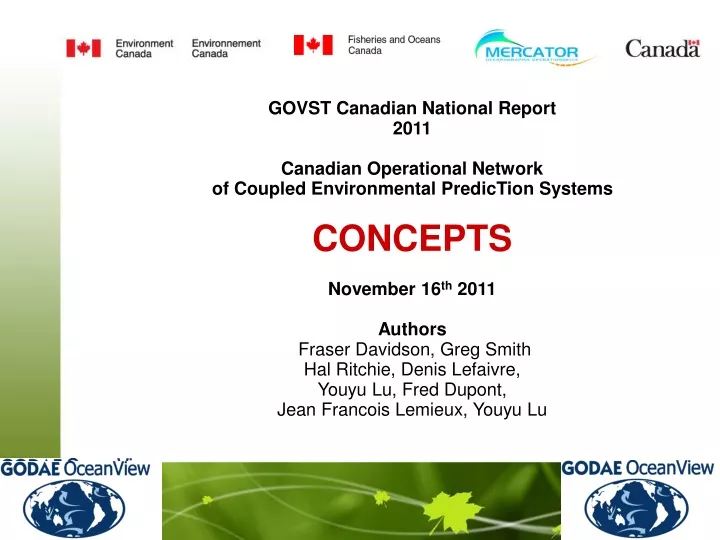 govst canadian national report 2011 canadian
