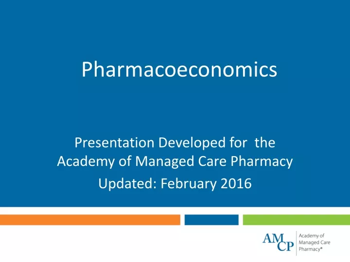 pharmacoeconomics