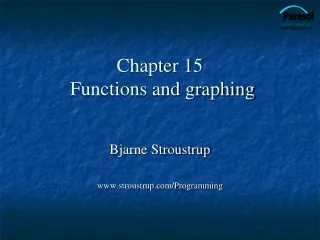 Chapter 15  Functions and graphing