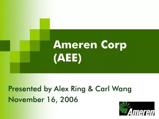 Ameren Corp (AEE)