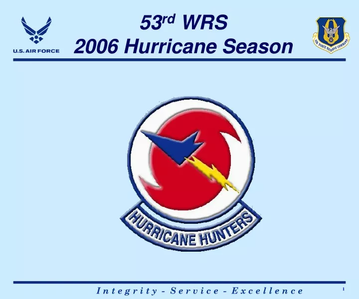 53 rd wrs 2006 hurricane season