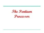The Pentium Processor - slide 1